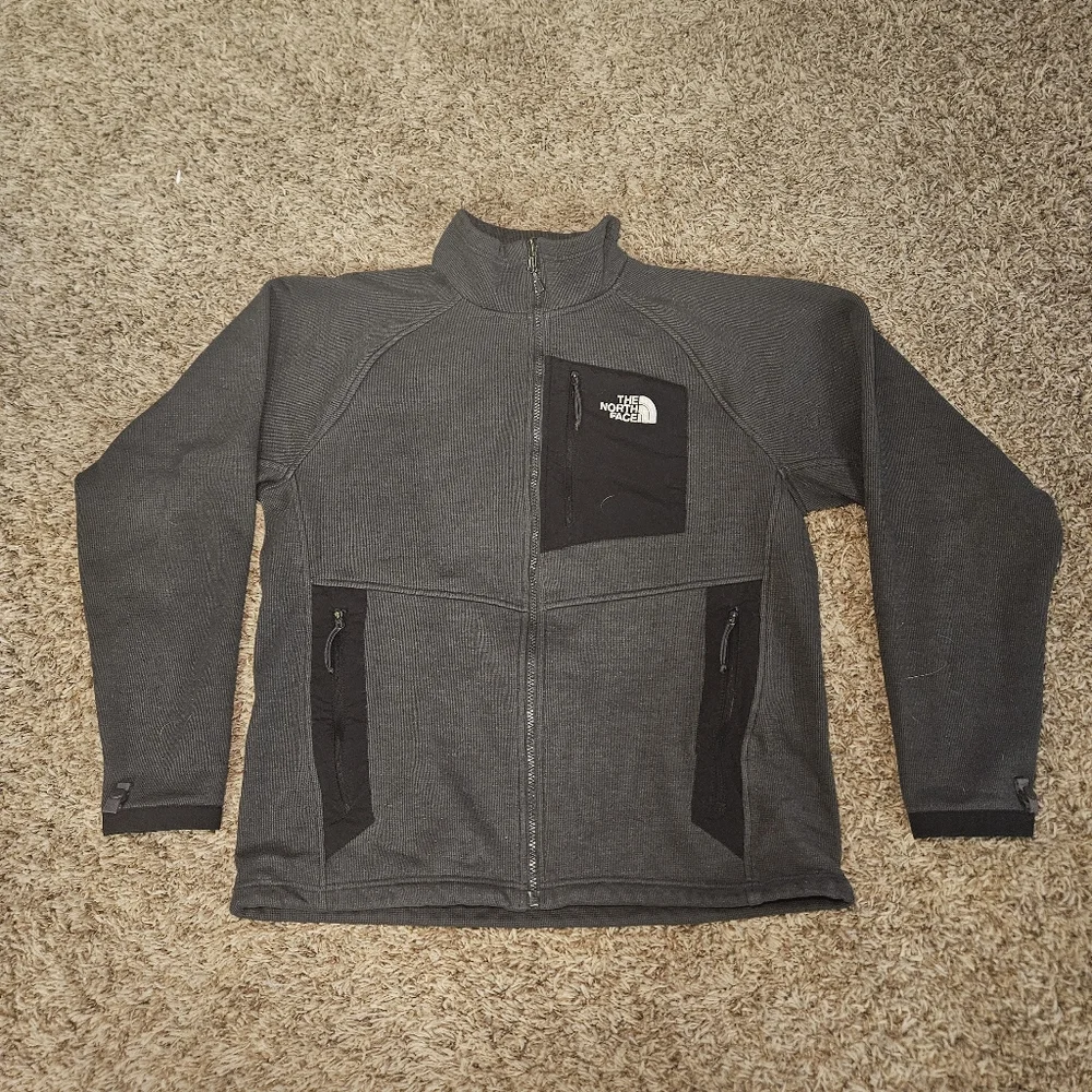 The North Face Fleece Men's Medium Black Full Zip Jacket Outdoor‎ Walk Hike